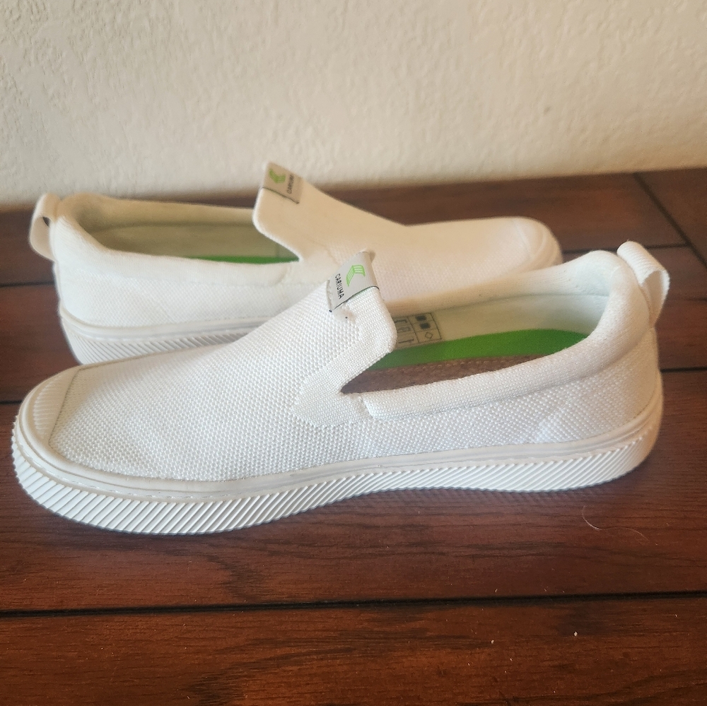 Cariuma White Slip-On Sneakers - Picture 8 of 11